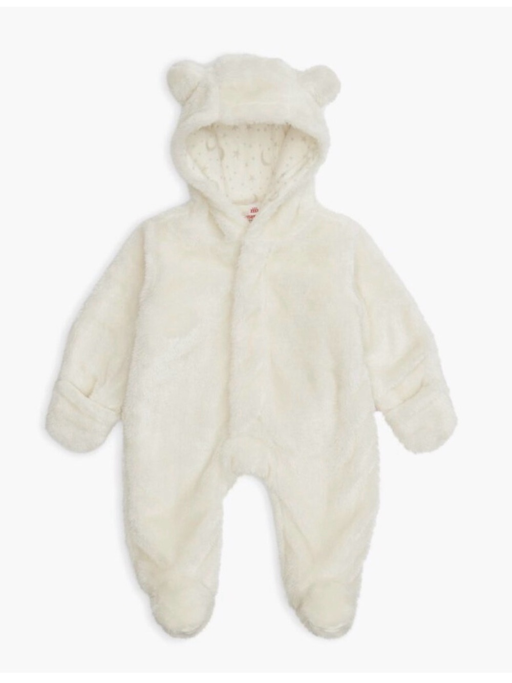 Magnetic Me Minky Bear Footie - Cream
